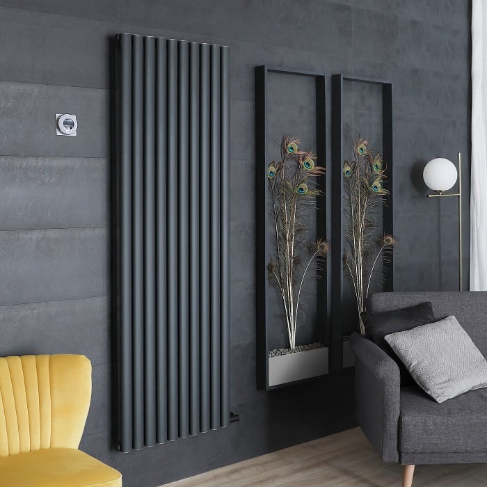 Milano Aruba Ardus anthracite vertical radiator Milano Aruba Ardus anthracite vertical radiator