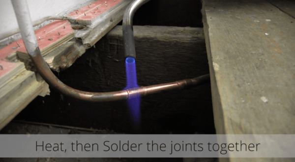 How to Install a Radiator_26_Heat and Solder the Joint