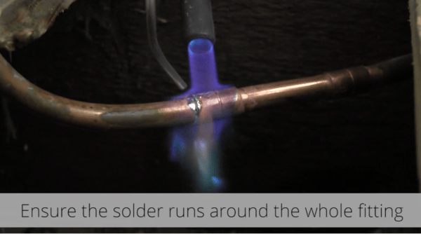 How to Install a Radiator_27_Solder the Joint How to Install a Radiator_27_Solder the Joint