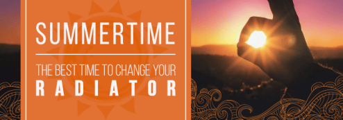 Learn why summertime is the best time to change your radiators