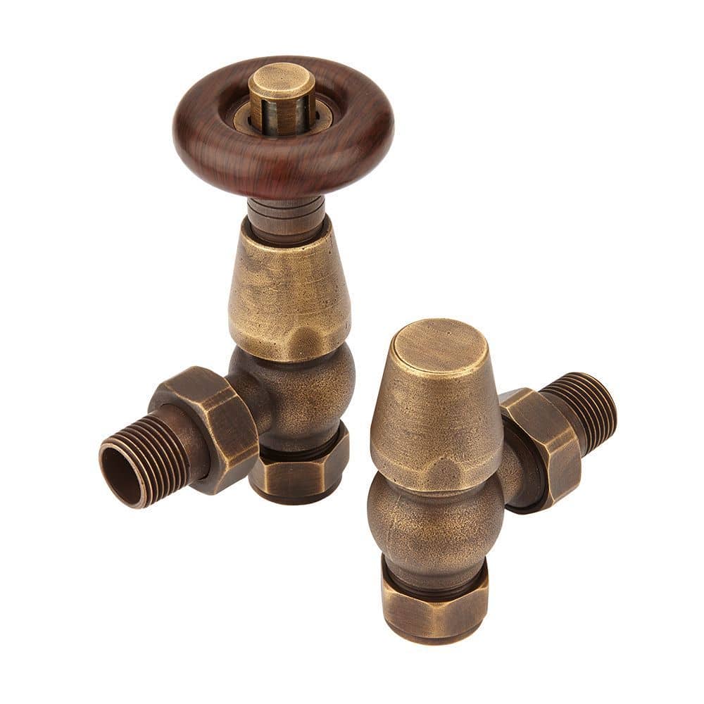 milano-bentley thermostatic radiator valve in bronze