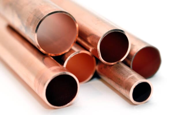 copper pipes pile copper pipes pile