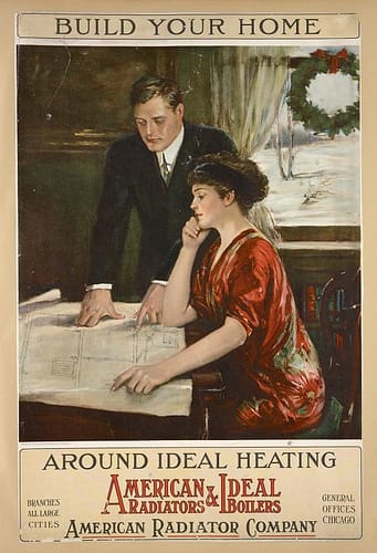 Old american radiator company advert