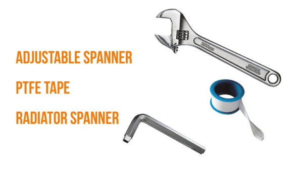Tools required to fit a designer radiator