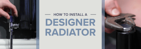 How to install a designer radiator blog banner
