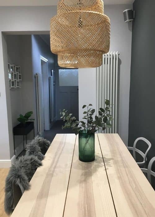 scandinavian style dining room