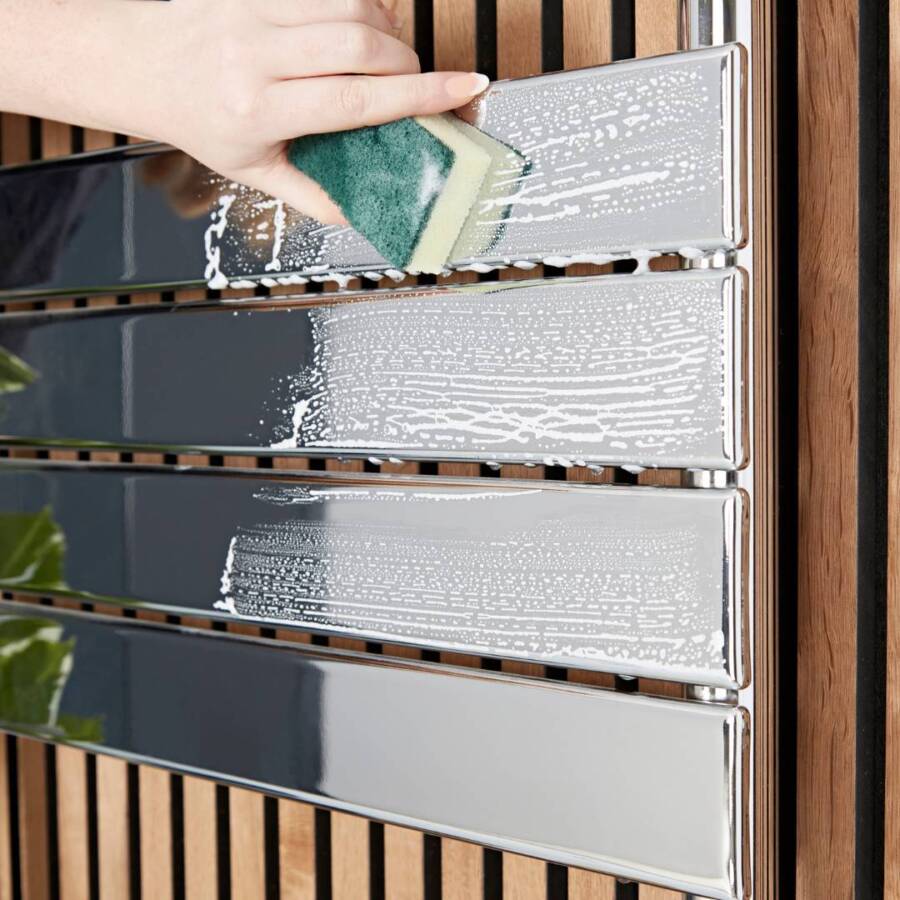 How to remove rust from chrome bathroom radiators