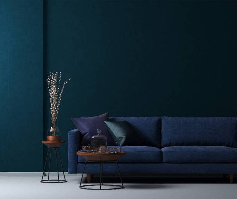regal blue living room