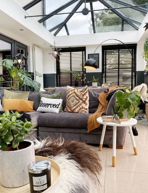 boho style living room