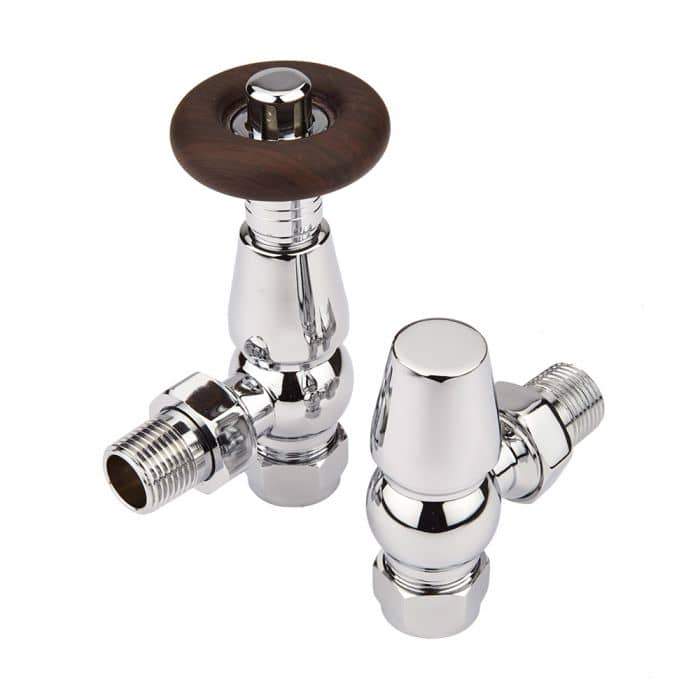 8240_image_1 pair of traditional chrome radiator valves