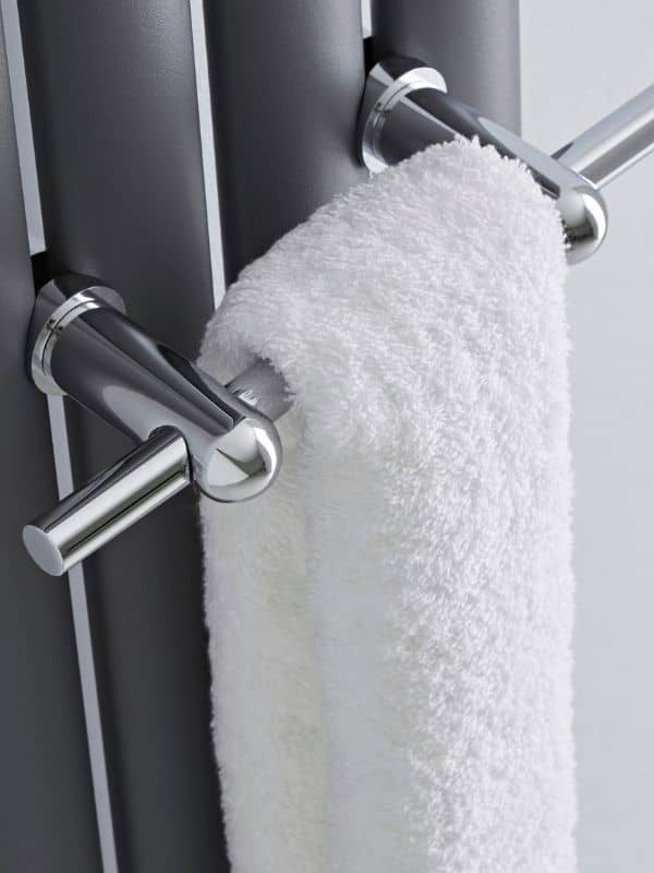 Milano Aruba Towel Rail vertical radiator with a towel rail