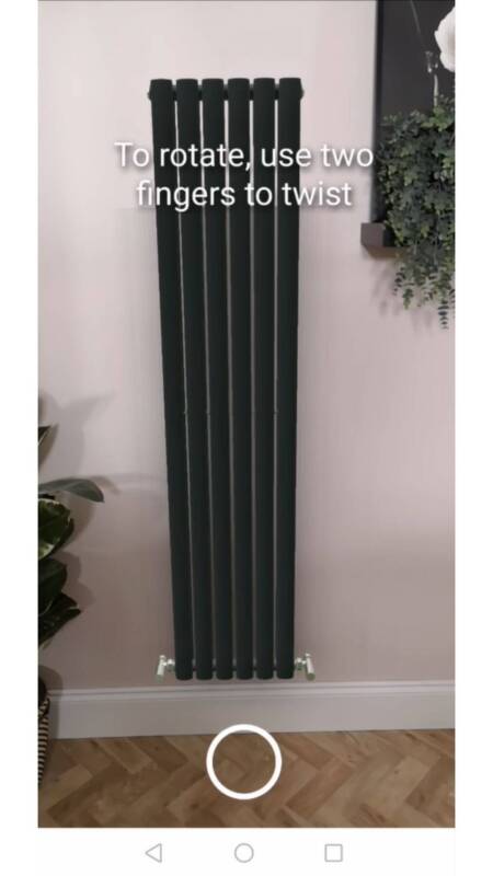 screenshot showing the aruba radiator on the BestHeating view in room tool screenshot showing the aruba radiator on the BestHeating view in room tool