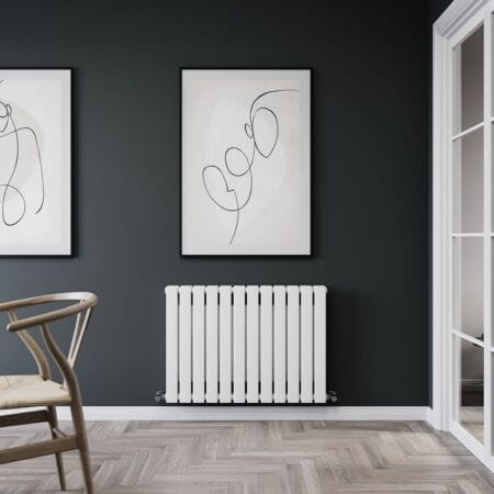 Erin flat panel designer convector radiator - horizontal