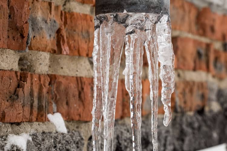 Frozen pipework