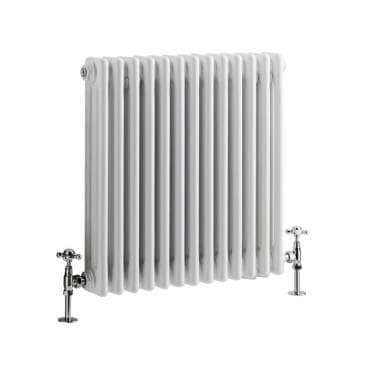 Horizontal-Triple-Column-White-Traditional-Cast-Iron-Style Horizontal-Triple-Column-White-Traditional-Cast-Iron-Style
