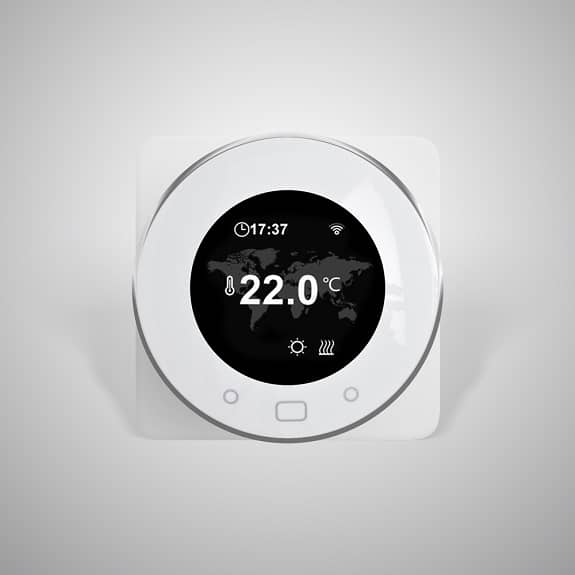 Dial operated Milano Connect heating thermostat