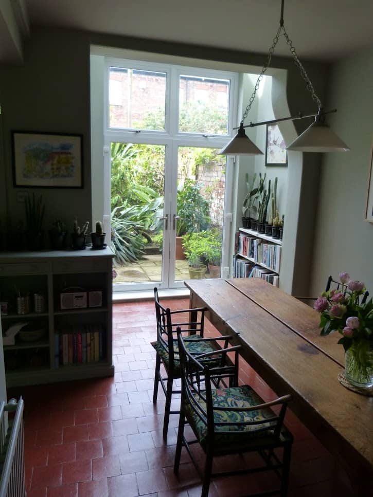 dining room with french doors