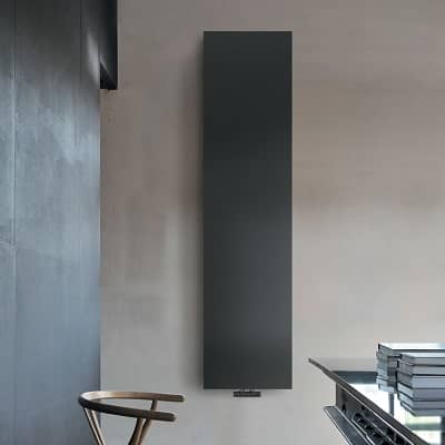 flat panel radiator in a kitchen