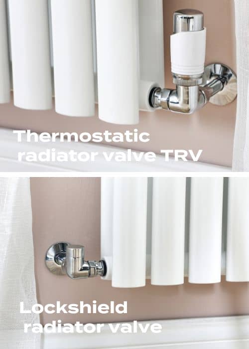 Thermostatic radiator valve and lockshield valve
