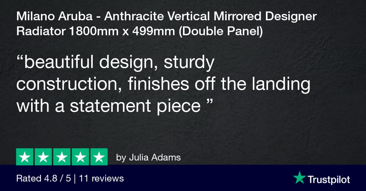 A customer review of a mirrored milano aruba radiator A customer review of a mirrored milano aruba radiator