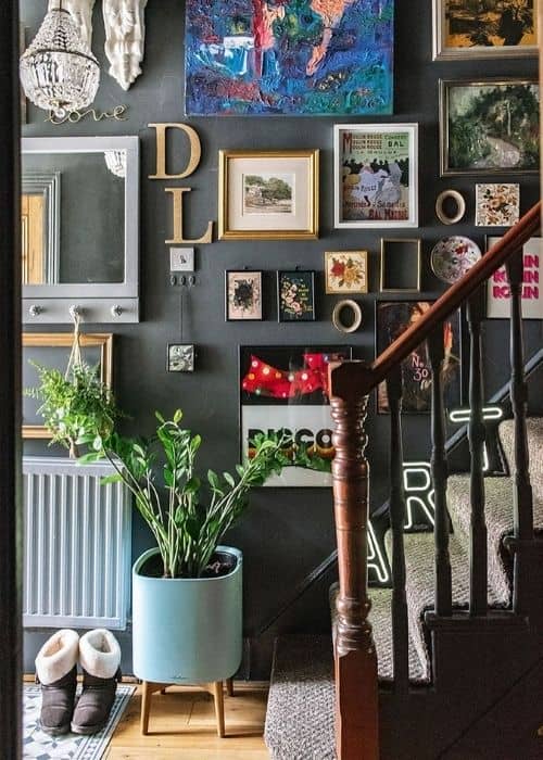 lily's hallway before the makeover