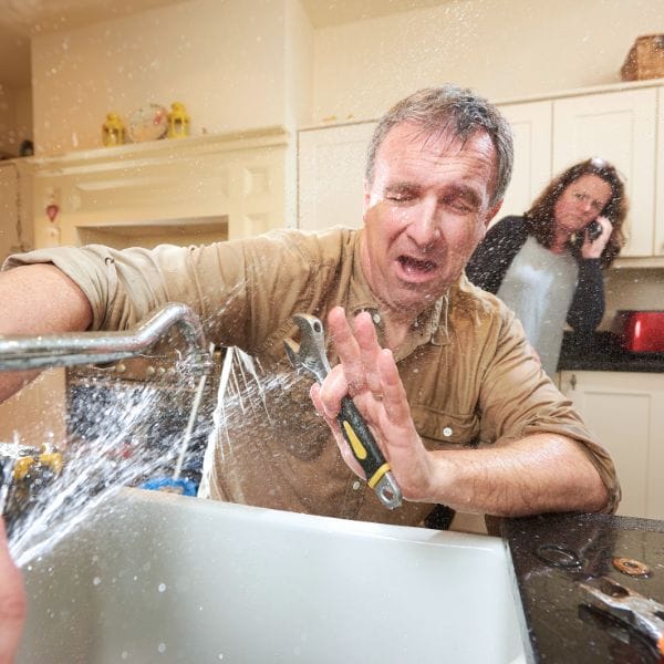 leaking taps in the kitchen