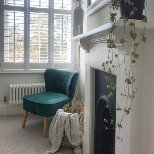 small radiator in a living room