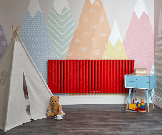 Milano Aruba radiator in a playroom