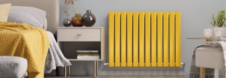 Yellow Aruba radiator bedroom radiator buying guide blog header