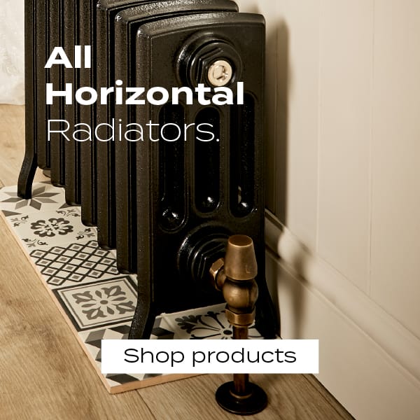 white horizontal designer radiator all horizontal radiators banner