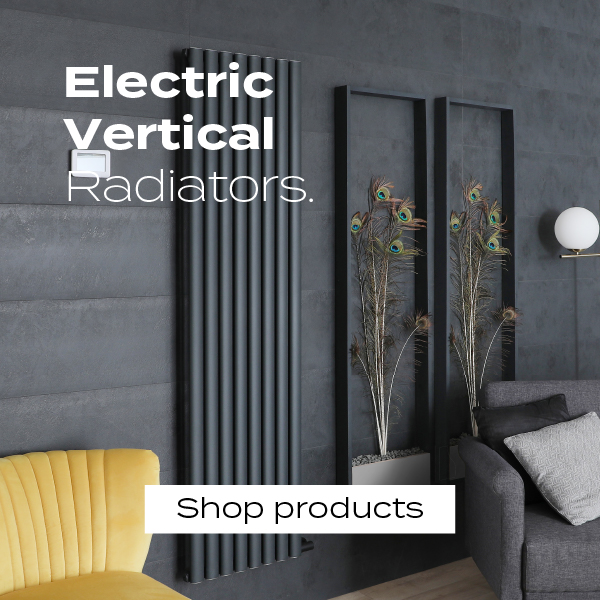 electric vertical radiator banner