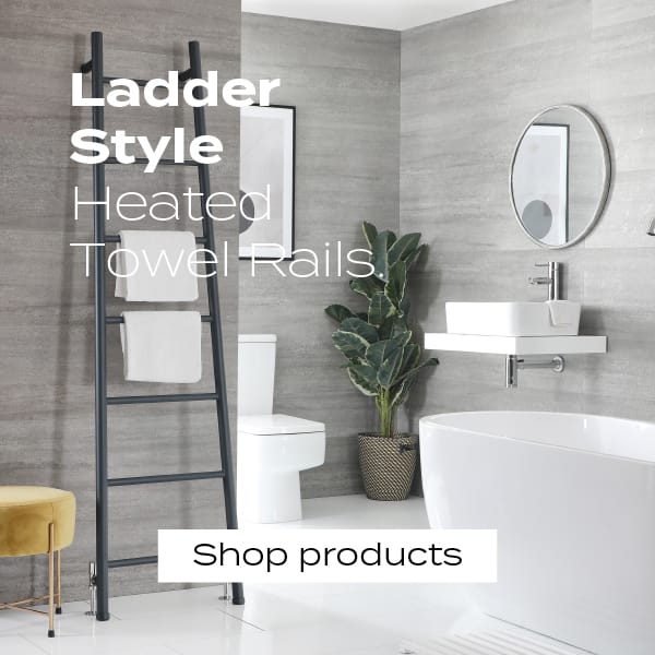 a ladder style heated towel rail