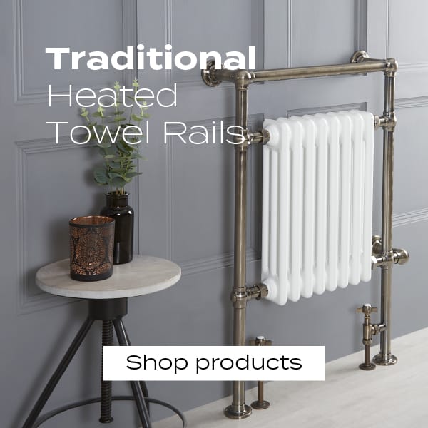a traditional heated towel rail