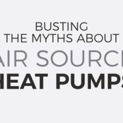 Busting The Myths About Air Source Heat Pumps blog banner