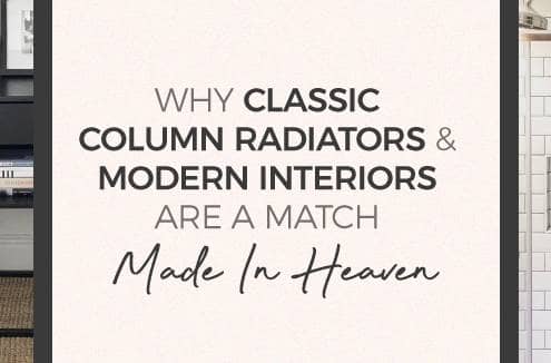 Why classic column radiators and modern interiors are a match made in heaven blog banner