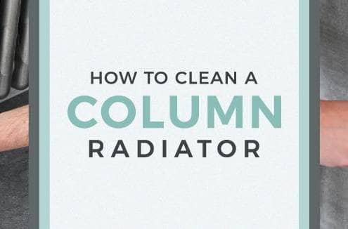 how to clean a column radiator blog banner