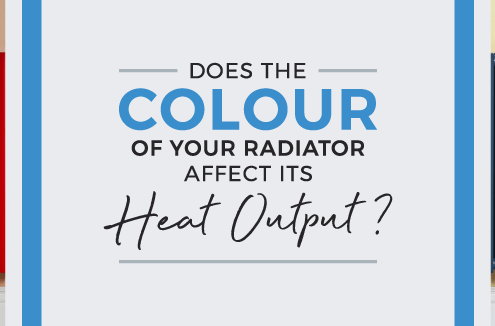 does the colour of your radiator affect its heat output