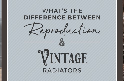 difference in reproduction and vintage rad banner