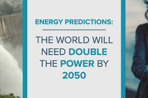 Energy Predictions: The World Will Need Double the Power by 2050 blog banner