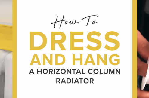 How to Dress and Hang a Horizontal Column Radiator colour section featured image