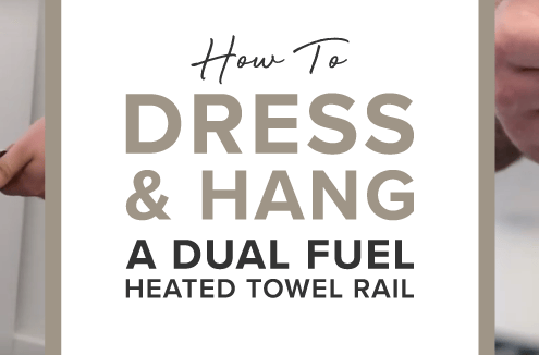 How to dress and hang a dual fuel htr blog banner