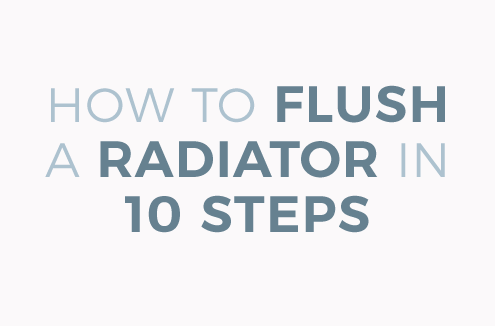 how to flush a radiator blog banner