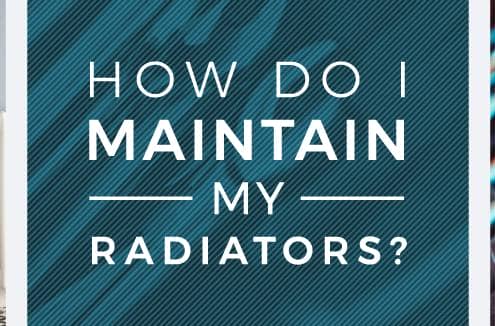 how to maintain radiators banner