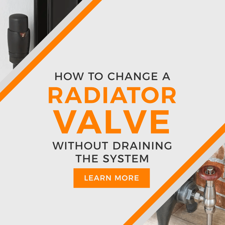 how to change a radiator valve without draining the system