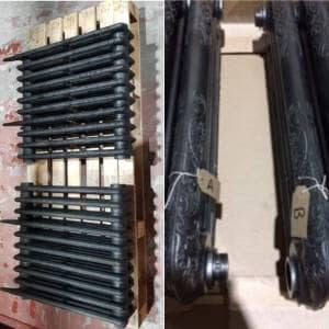 Step 1 cast iron radiator sections