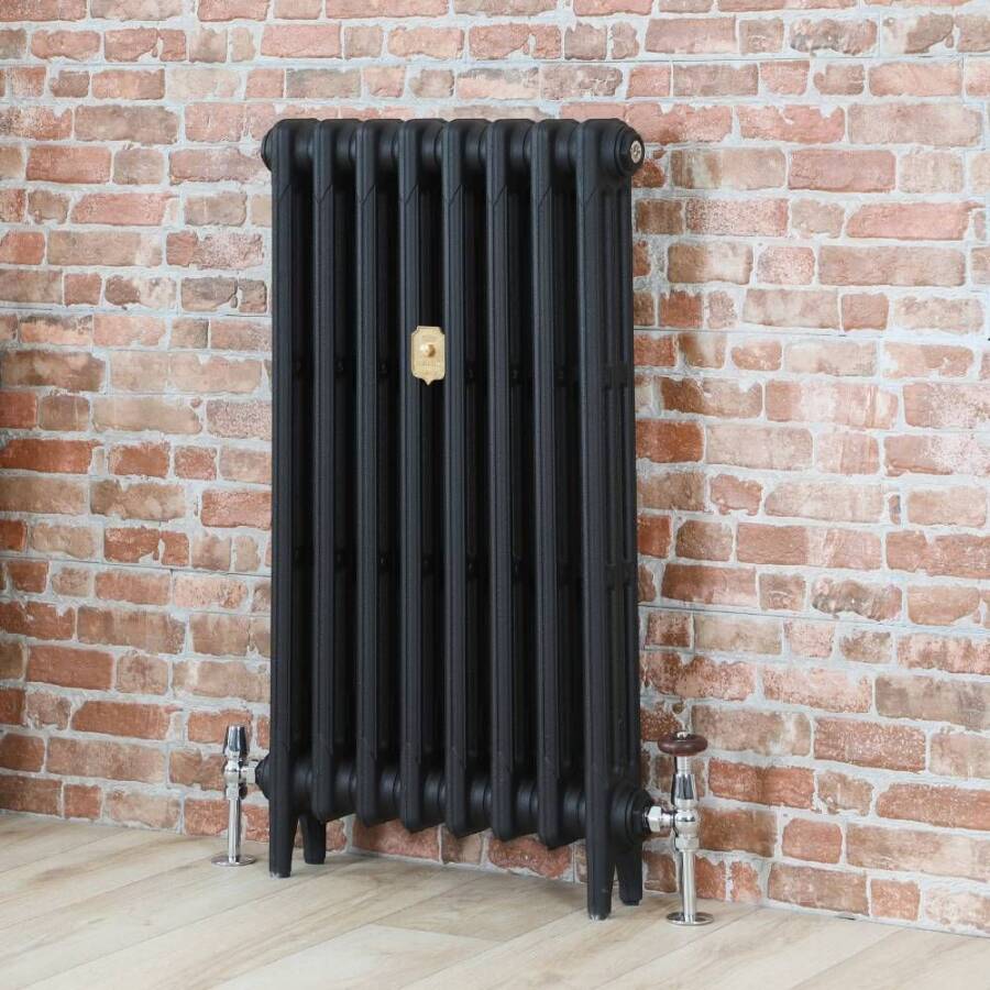 Milano Mercury Slate Black Cast Iron Radiator