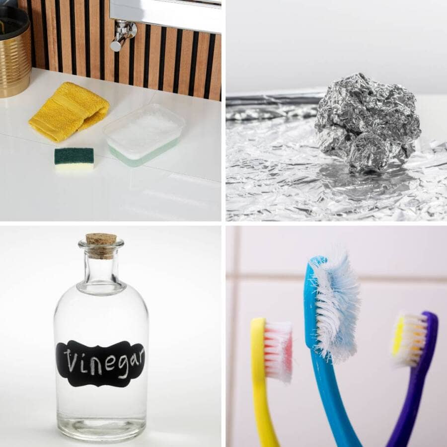 How to remove rust from chrome bathroom radiators