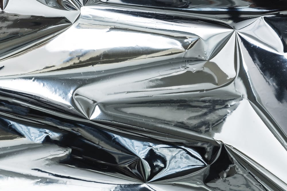 Close up image of radiator foil