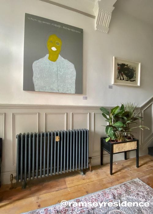 How to decorate above a radiator