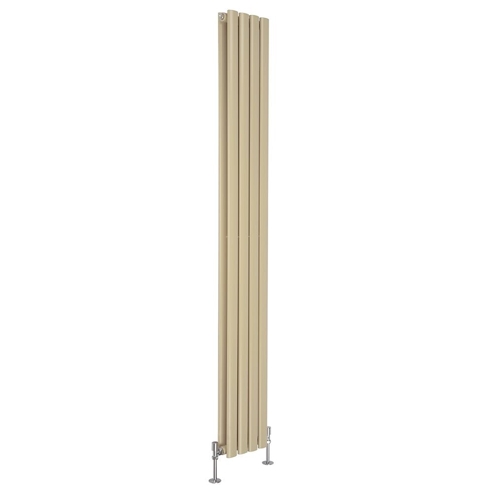 Milano Aruba - Elk Brown 1780mm Vertical Double Panel Designer Radiator - Choice of Size cut out